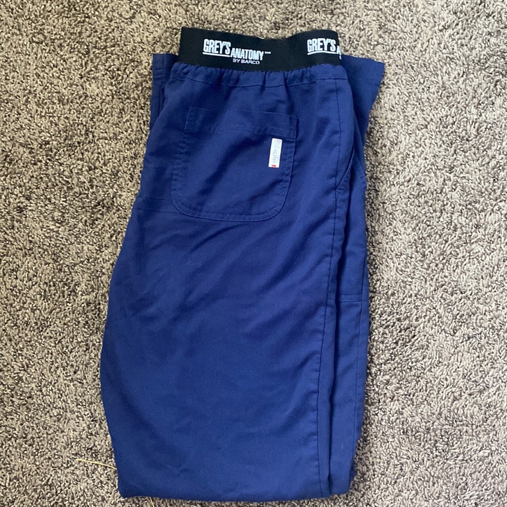 Grey anatomy navy blue scrub pants